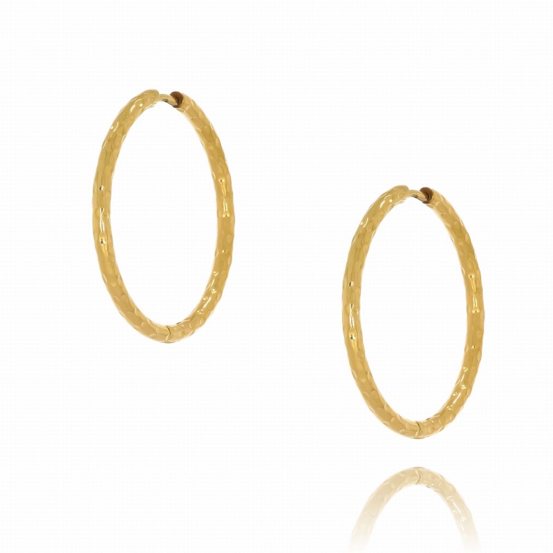 kolczyki koła stal pozłacana kółko kolor złoty  (2).jpg