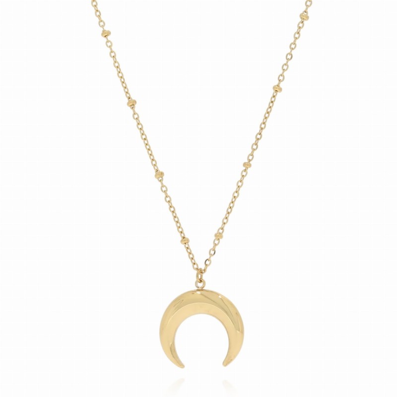 Naszyjnik stal chirurgiczna księżyc moon kolor złoty (4).jpg