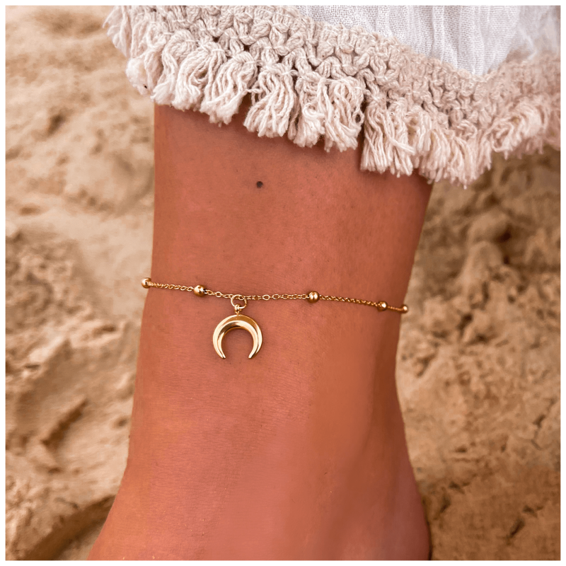 bransoletka na nogę stal szlachetna pozłacana księżyc koraliki-.png