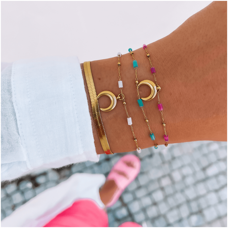 bransoletka stal pozłacana księżyc kamień howlit.png