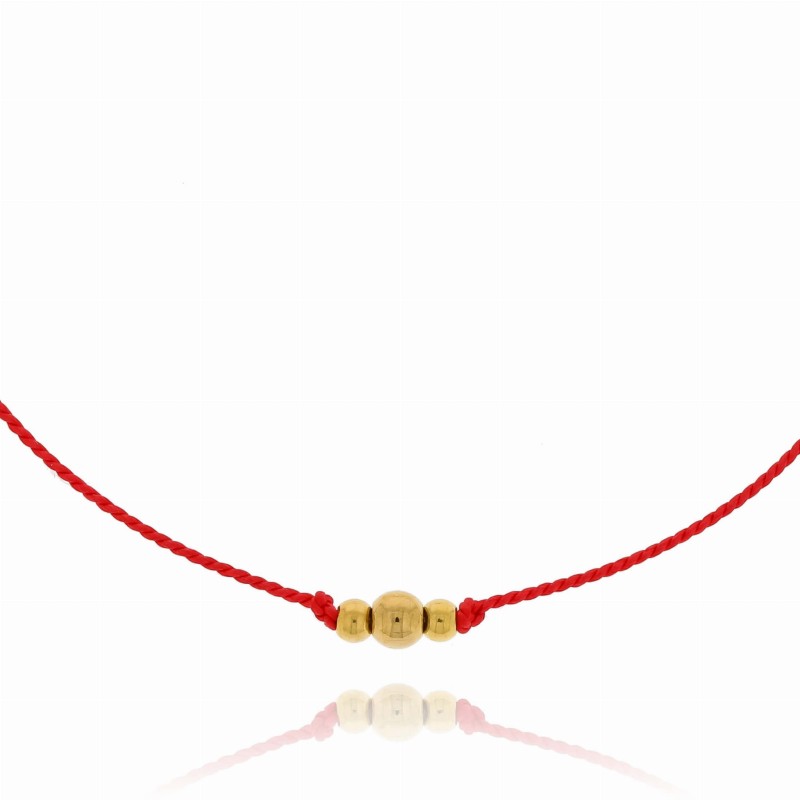 bransoletka stal kulki jedwabna nić kolor czerwony  (2).jpg