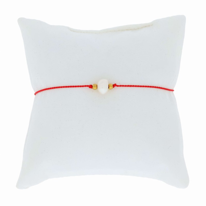 bransoletka stal perła hodowlana jedwabna nić kolor czerwony (5).jpg