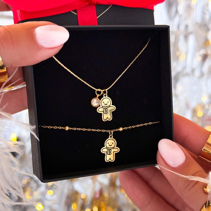 Bransoletka z pierniczkiem ze stali chirurgicznej – uroczy dodatek na każdą okazję