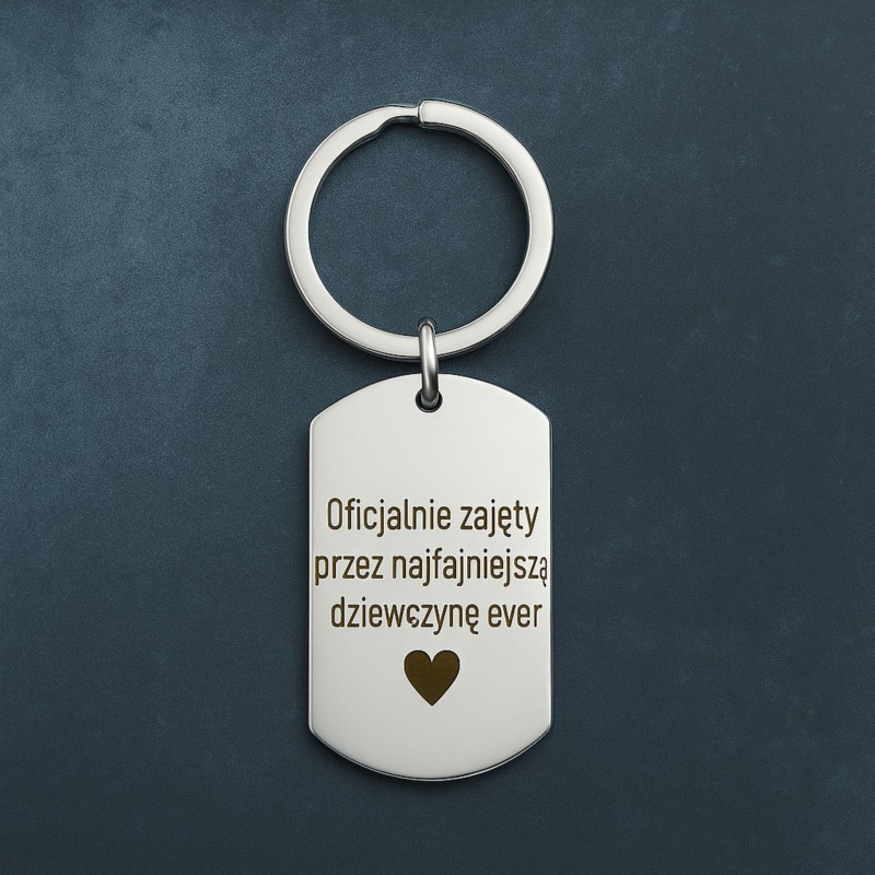 Brelok do kluczy z grawerem idealny pomysł na prezent dla chłopaka