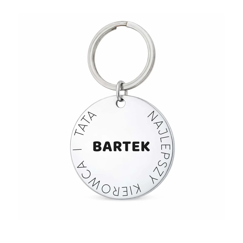 Personalizowany brelok dla taty najlepszy kierowca