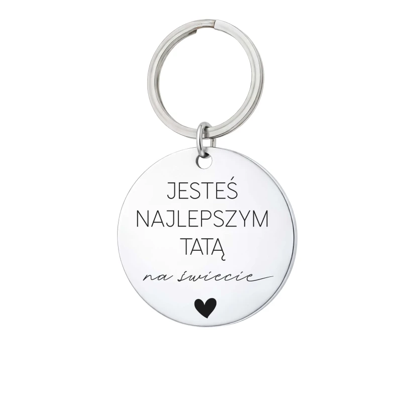 Brelok dla Taty Najlepszy Tata na Świecie – Personalizowany Prezent